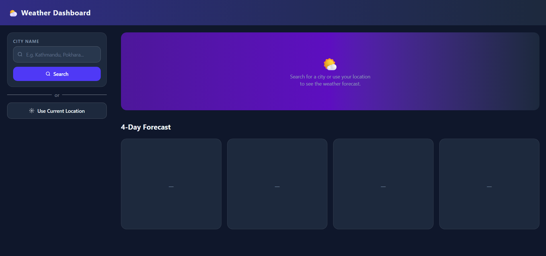 Weather Forecast App